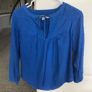 J Crew- blue shirt